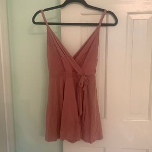 Kimchi Blue romper that looks like a mini dress super soft adjustable size M